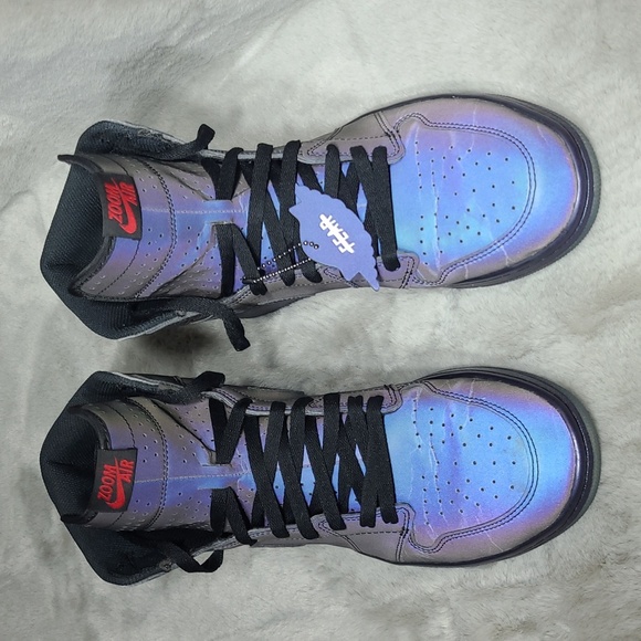 Nike Jordan Retro 1  "Fearless" Reflective High Top Mens 12 - Picture 9 of 12